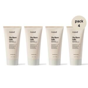 Lot of 4 - NOOD Hydrating Shave Lubricant 6oz Tubes.